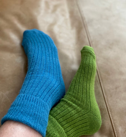 ULDSOKKER ALPAKA - GRØNNE