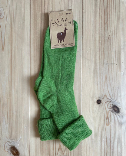 ULDSOKKER ALPAKA - GRØNNE