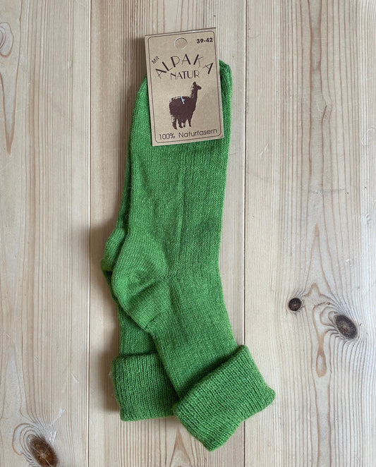 ULDSOKKER ALPAKA - GRØNNE